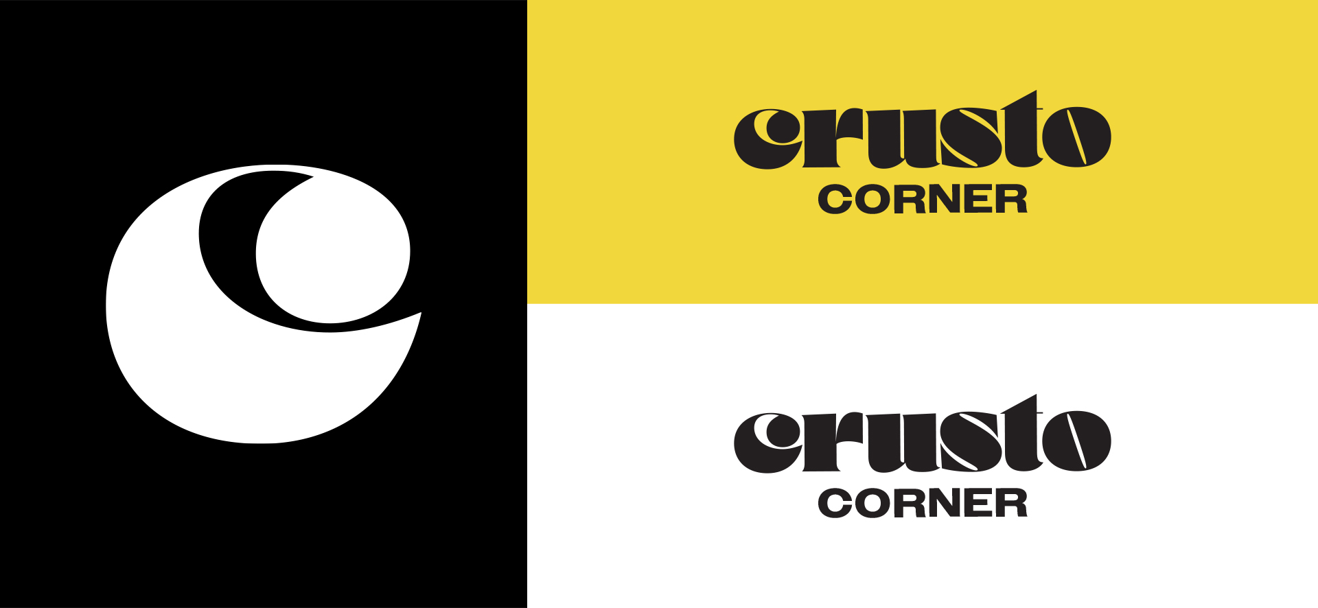 12 Crusto Corner - Burger Restaurant Visual Identity | Media Walll Street