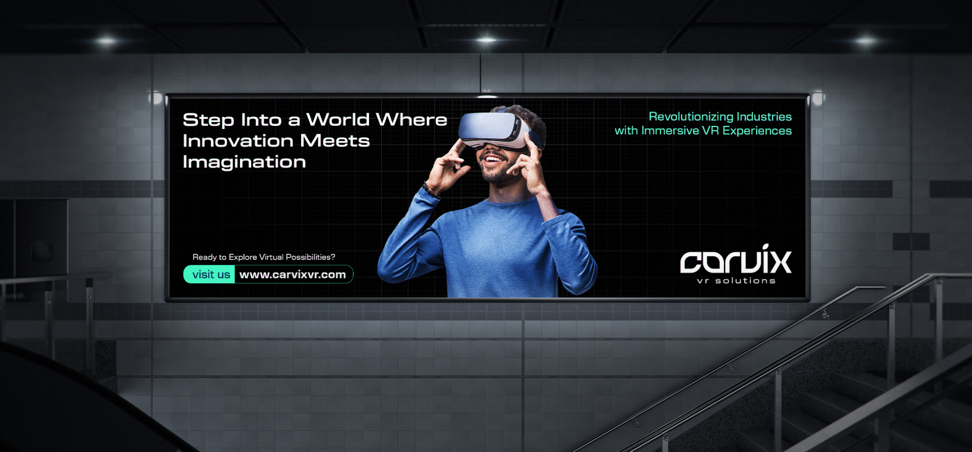 Carvix VR Solutions | Technology And Saas Brand Identity Design & Development | Visual Identity Design