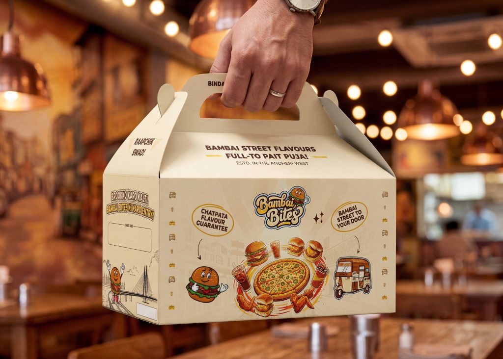 Bambai Bites - Meal Gable Box - F&B - Food & Beverage Design